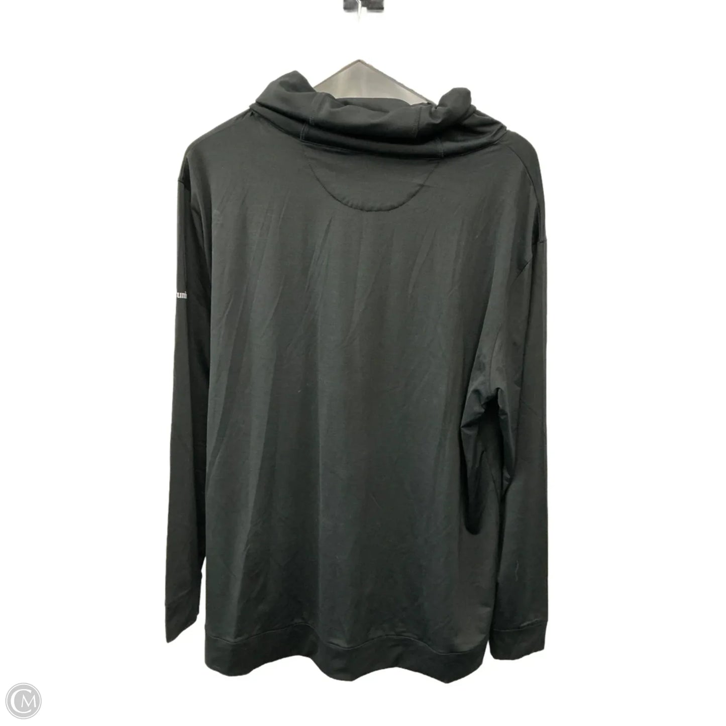 Athletic Top Long Sleeve Collar By Columbia In Black, Size: 2x
