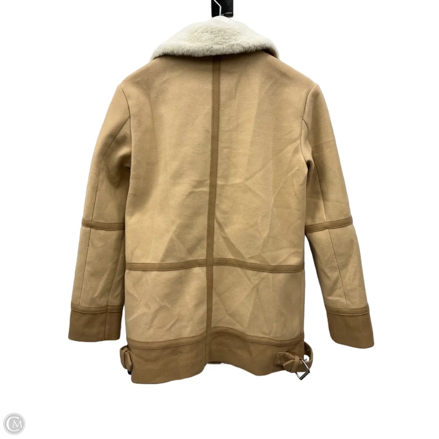 Coat Peacoat By Bagatelle In Tan, Size: S