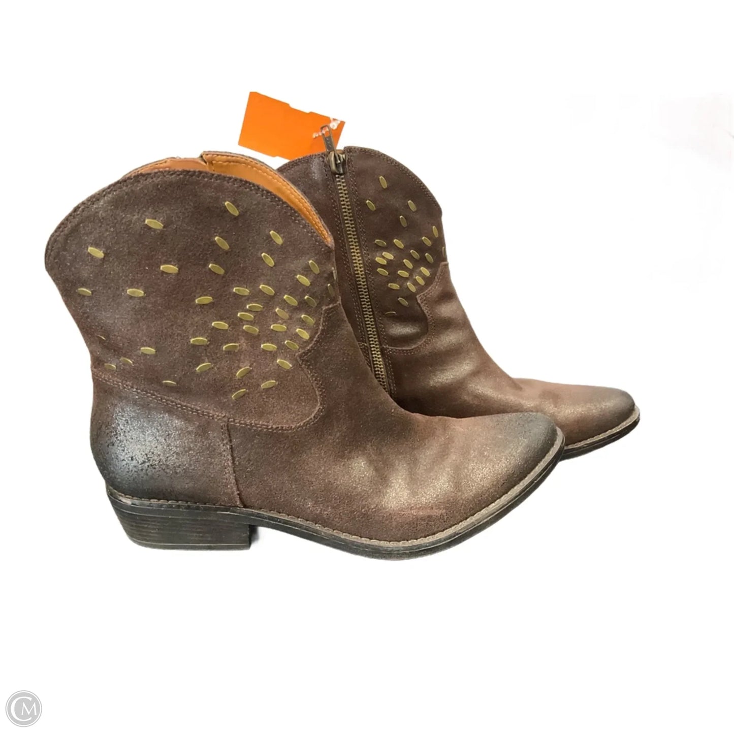 Boots Western By Nine West In Brown, Size: 8