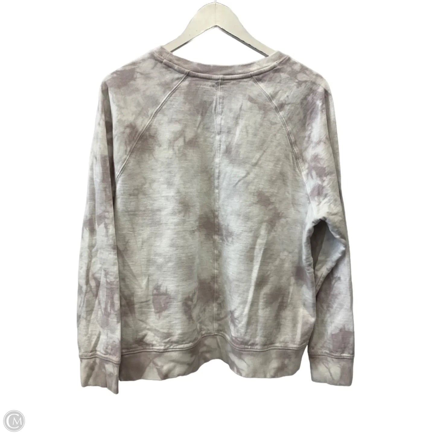Top Long Sleeve By Athleta In Tie Dye Print, Size: L