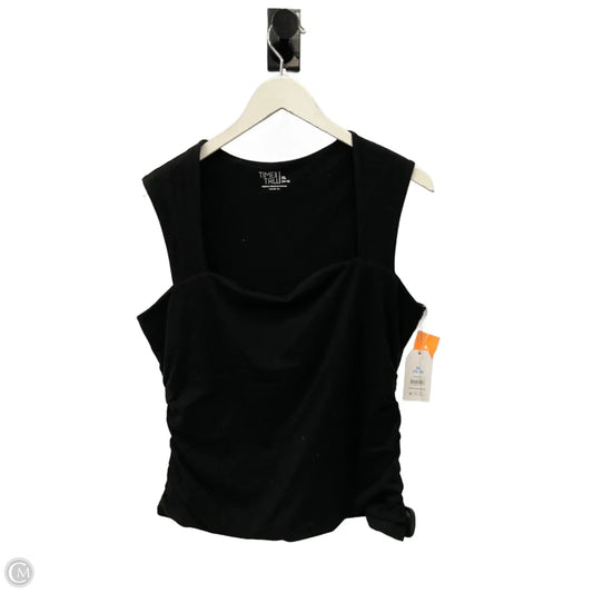Tank Top By Time And Tru In Black, Size: Xl