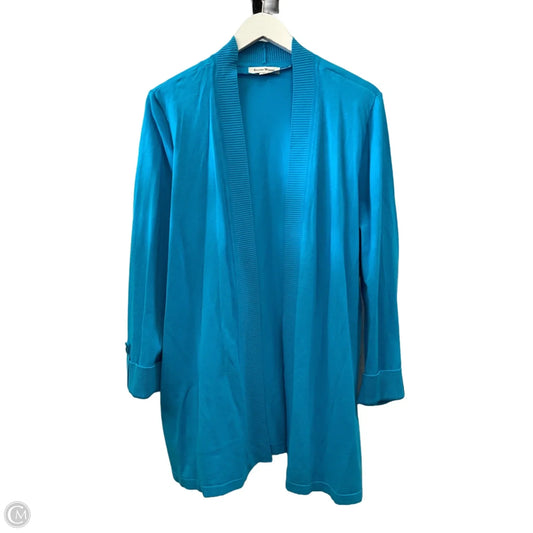 Cardigan By Studio Works In Blue, Size: Xl