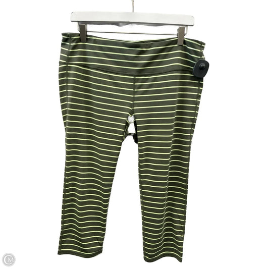 Athletic Leggings Capris By Athleta In Green, Size: Xl