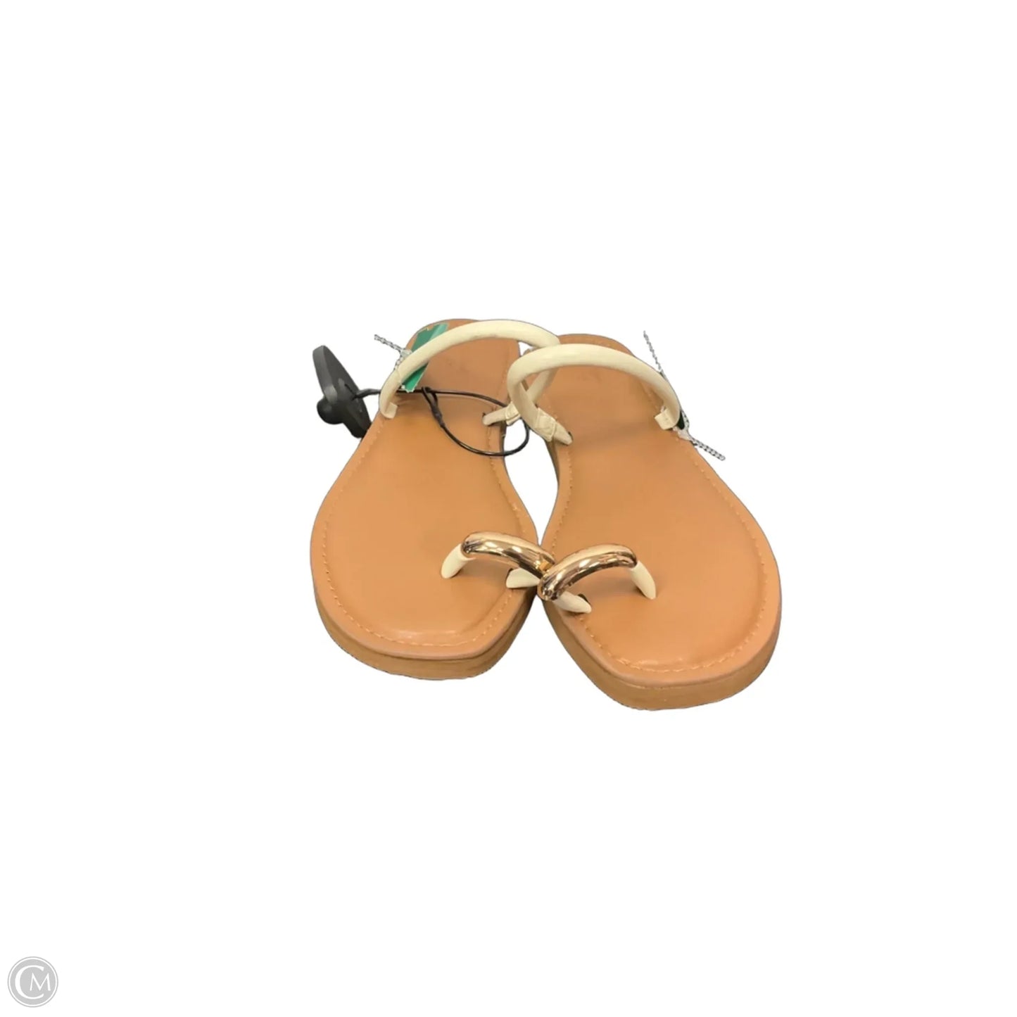 Sandals Flip Flops By Universal Thread In White, Size: 7