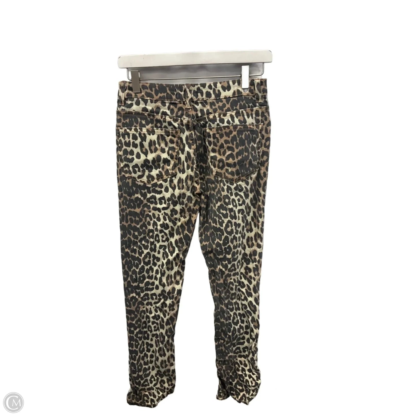 Jeans Skinny By Oat In Animal Print, Size: 4