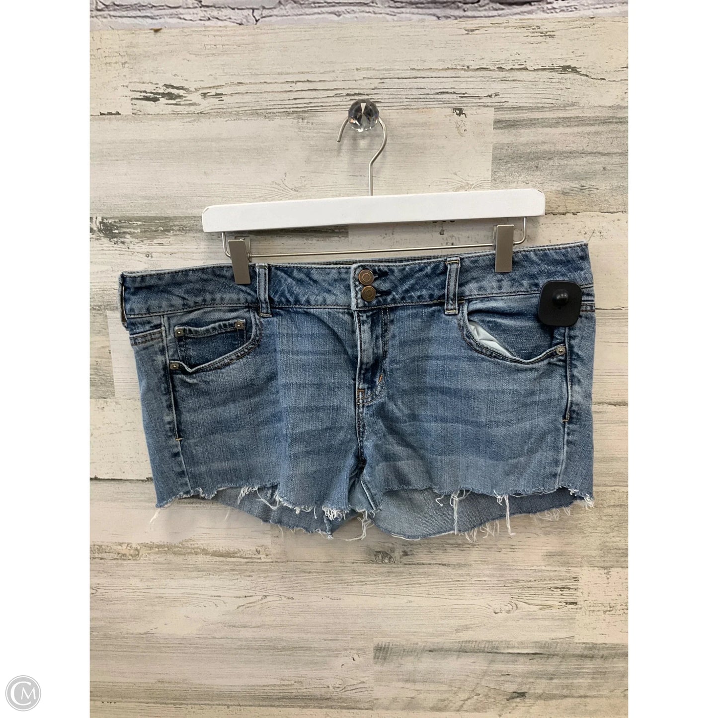 Shorts By American Eagle In Blue Denim, Size: 16