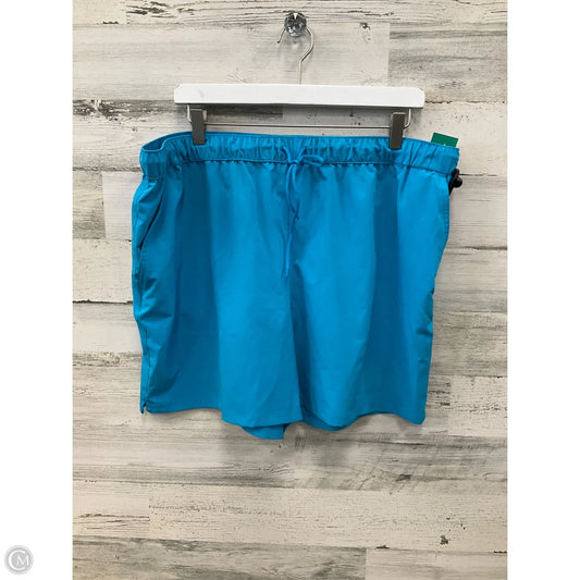 Athletic Shorts By Reel Legends In Blue, Size: 1x