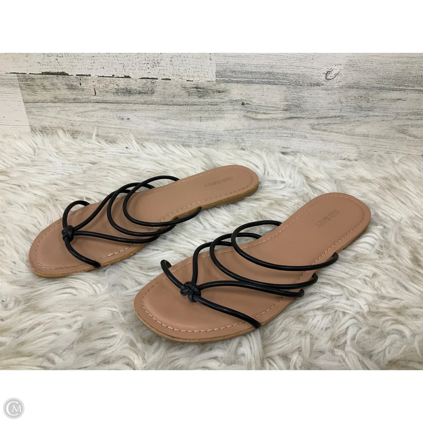 Sandals Flip Flops By Old Navy In Black, Size: 9