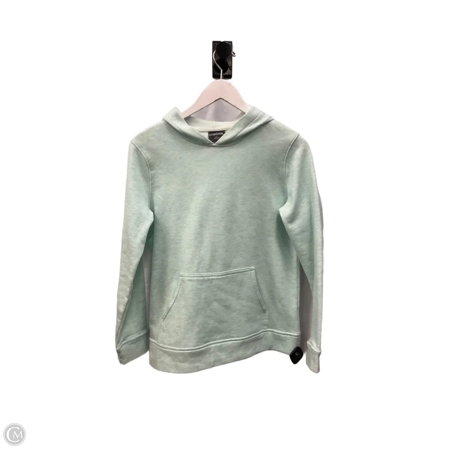 Athletic Sweatshirt Hoodie By 32 Degrees In Green, Size: S