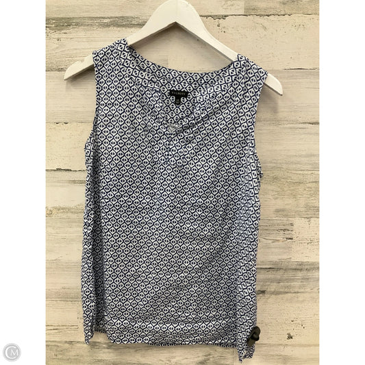 Top Sleeveless By Talbots In Blue, Size: Xs