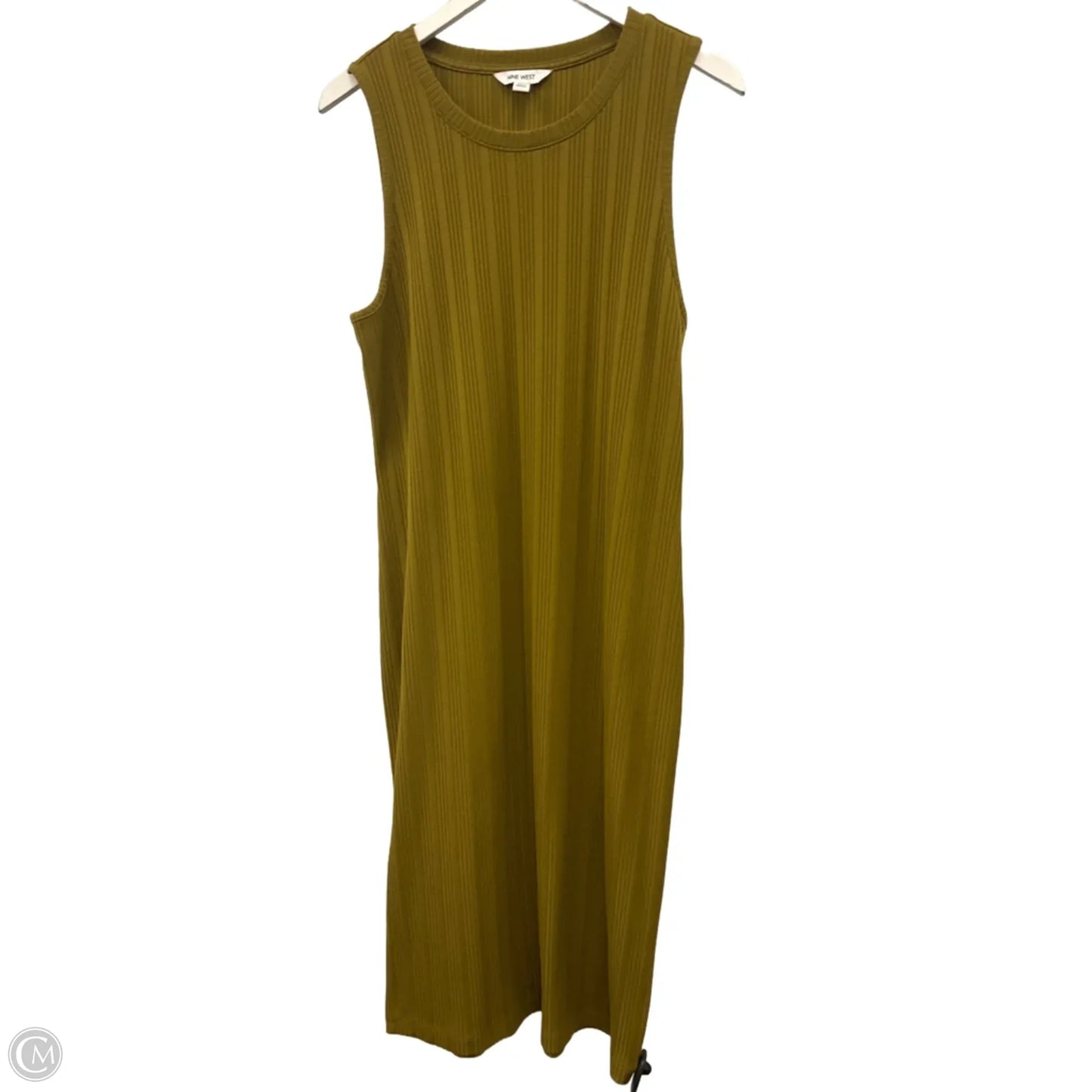 Dress Casual Midi By Nine West In Gold, Size: Xxl