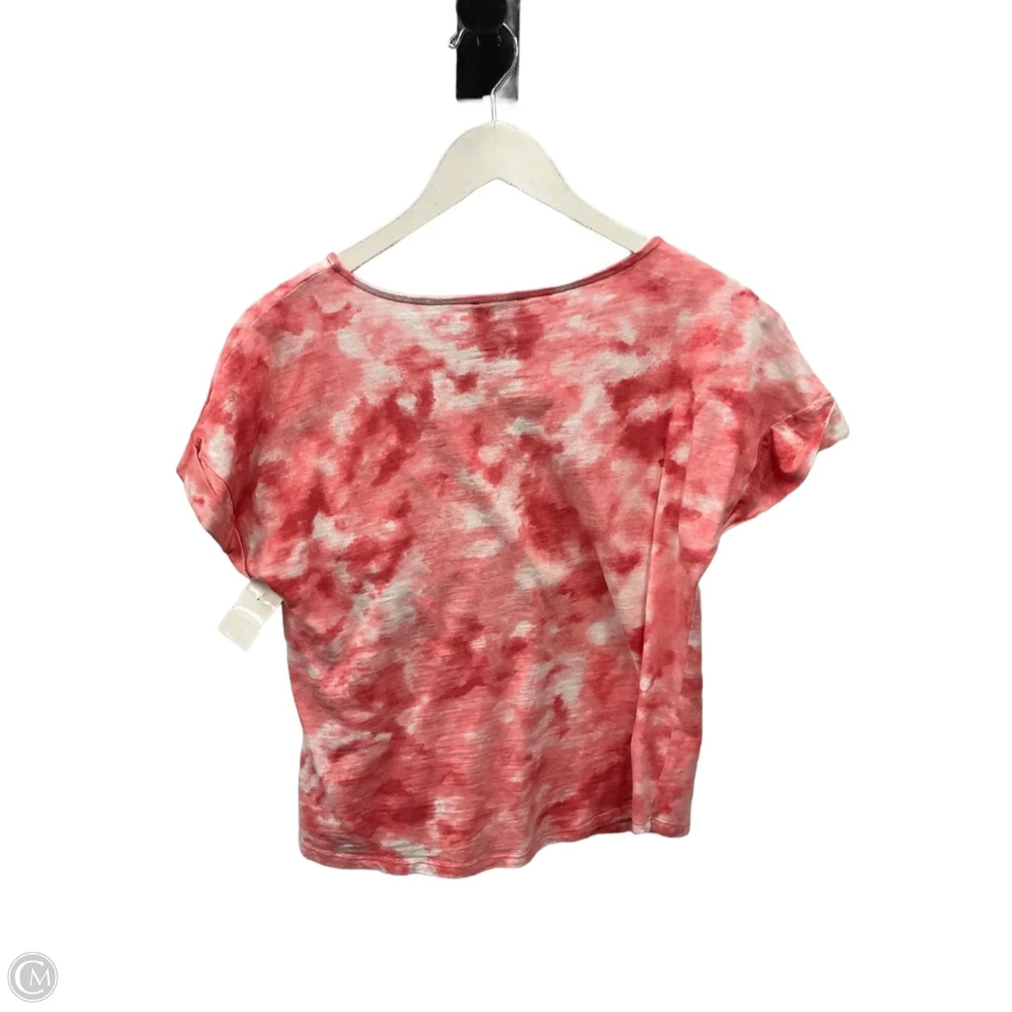 Top Short Sleeve By Jones New York In Tie Dye Print, Size: S