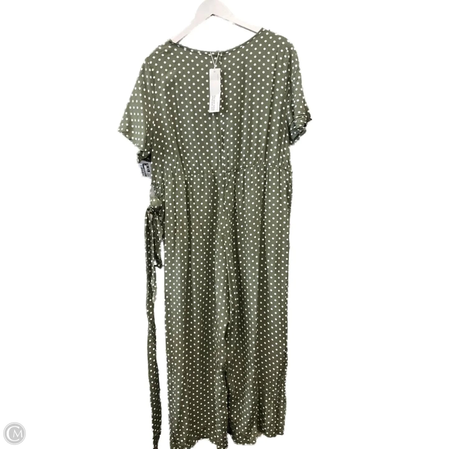 Jumpsuit By Clothes Mentor In Polkadot Pattern, Size: Xl