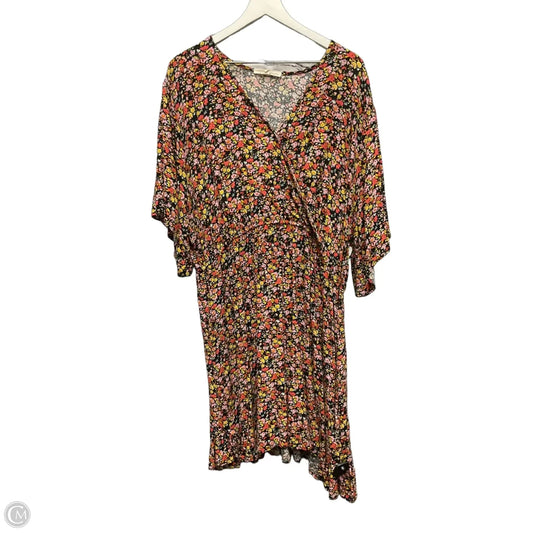 Dress Casual Short By Rewind In Floral Print, Size: 3x