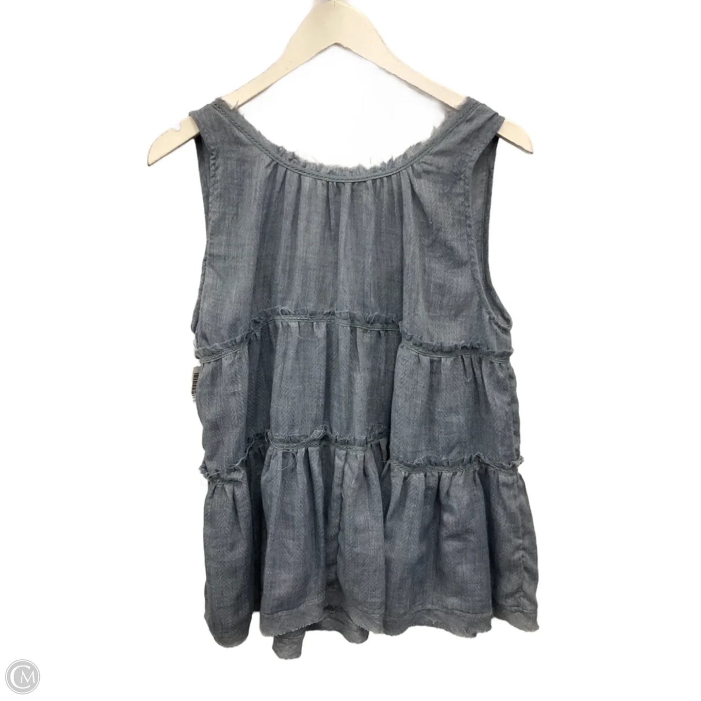 Top Sleeveless By Mustard Seed In Blue, Size: M