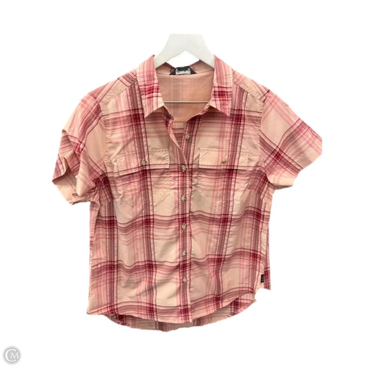 Top Short Sleeve By Eddie Bauer In Pink, Size: S