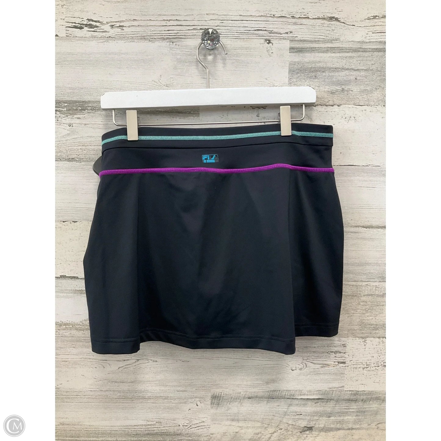 Athletic Skort By Fila In Black, Size: M