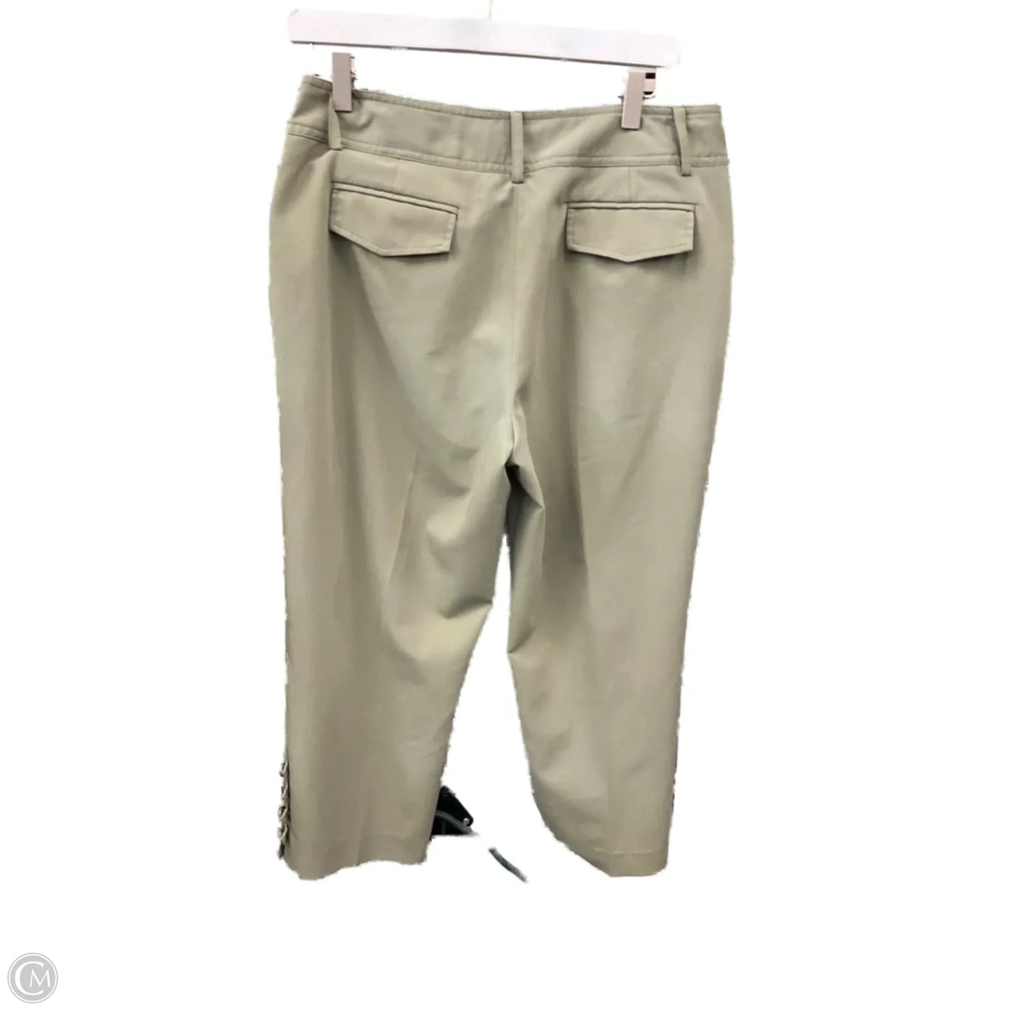 Capris By Larry Levine In Green, Size: 10