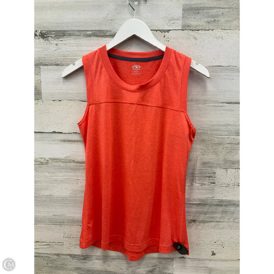 Athletic Tank Top By Athletic Works In Orange, Size: Xs