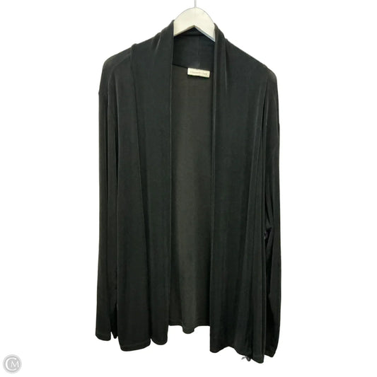 Cardigan By Coldwater Creek In Black, Size: 3x