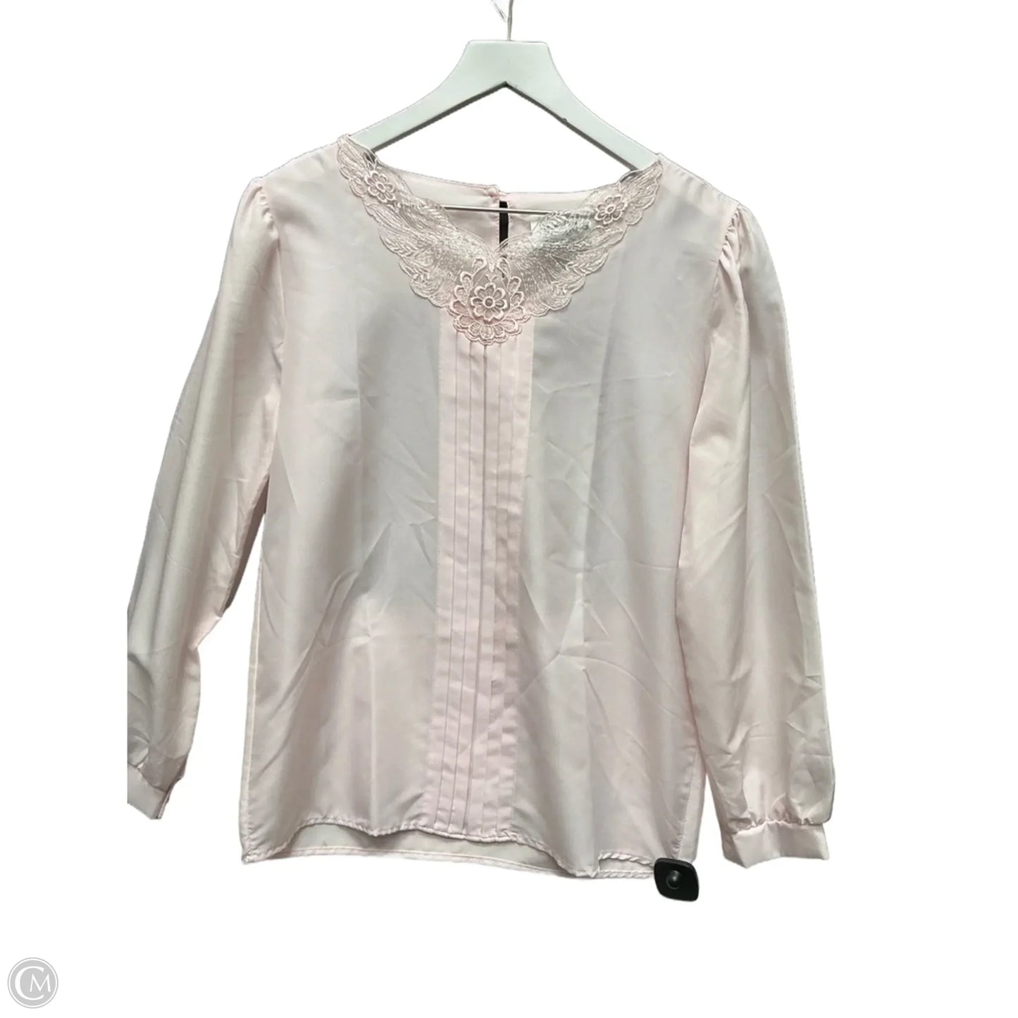 Top Long Sleeve By Clothes Mentor In Pink, Size: M