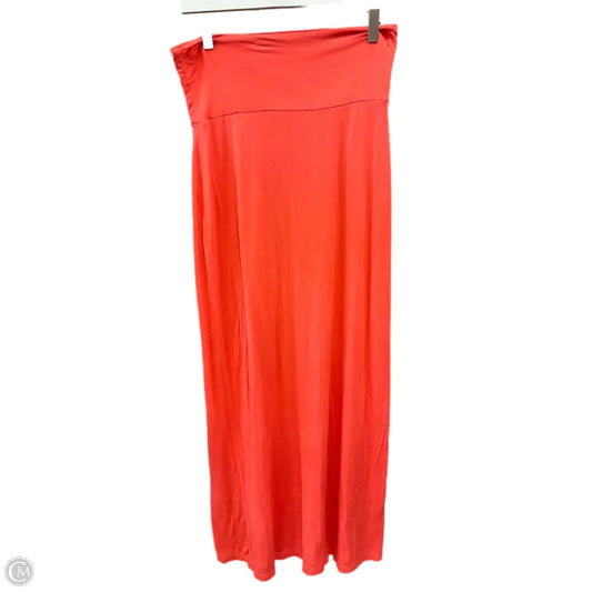Skirt Maxi By Arizona In Orange, Size: M