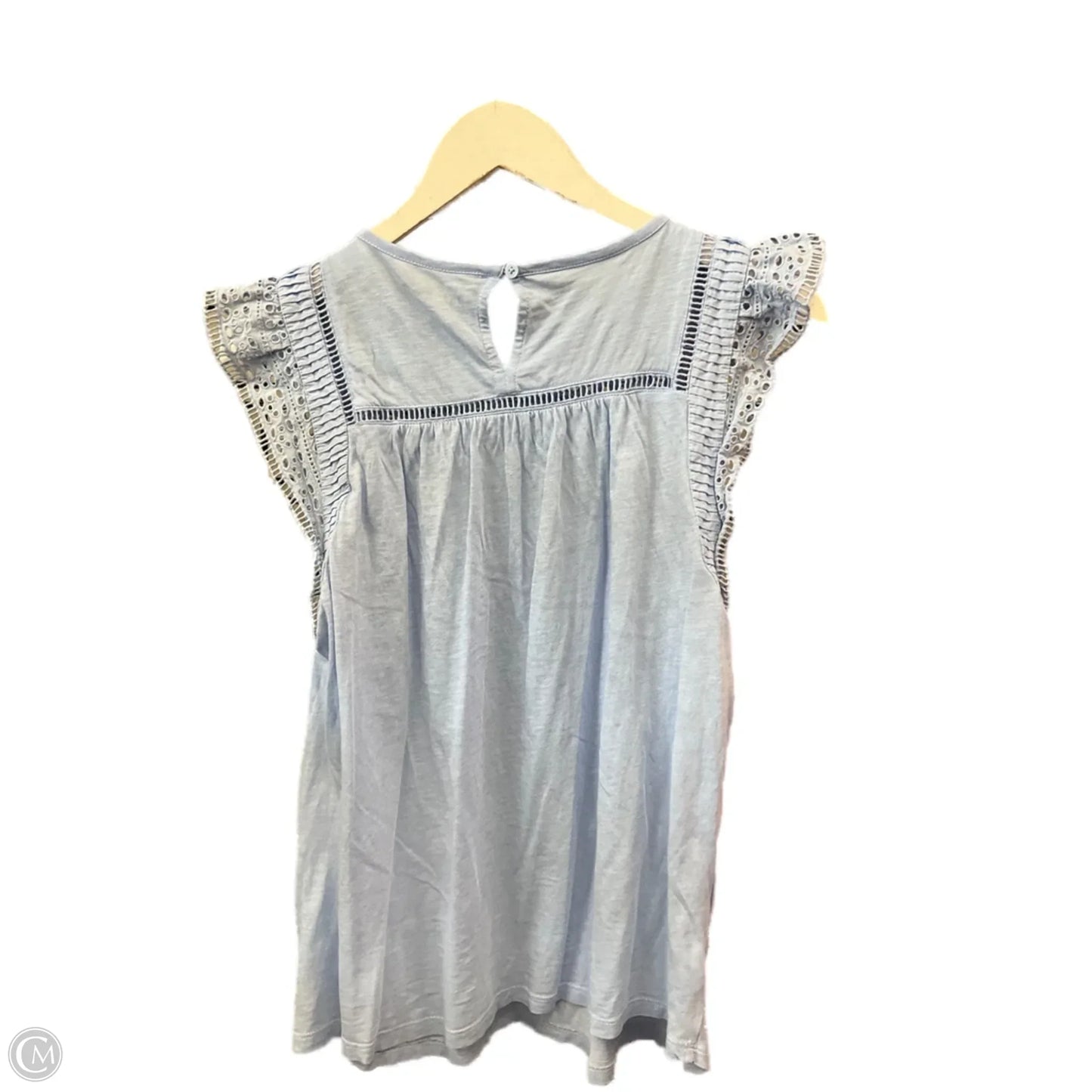 Top Sleeveless By Loft In Blue, Size: S