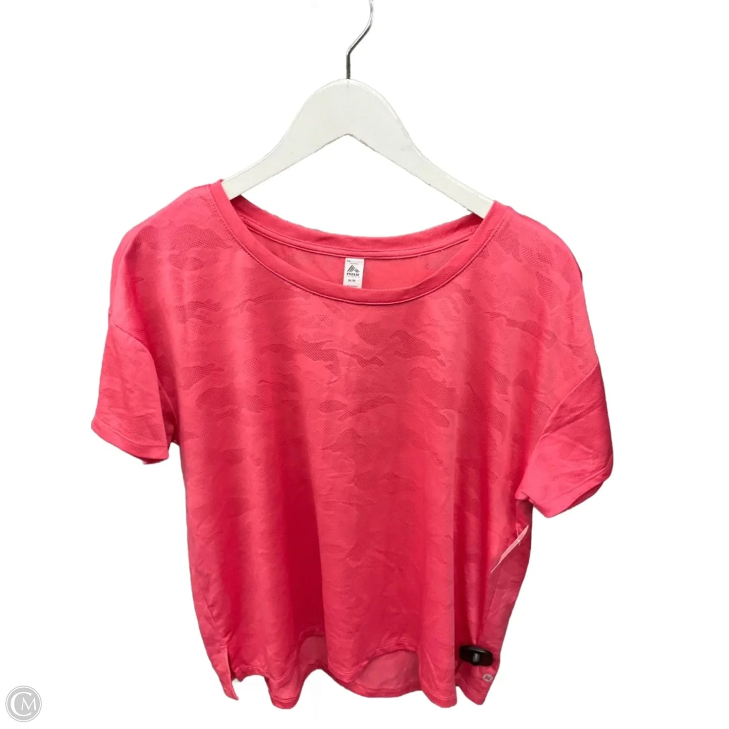 Athletic Top Short Sleeve By Rbx In Pink, Size: M