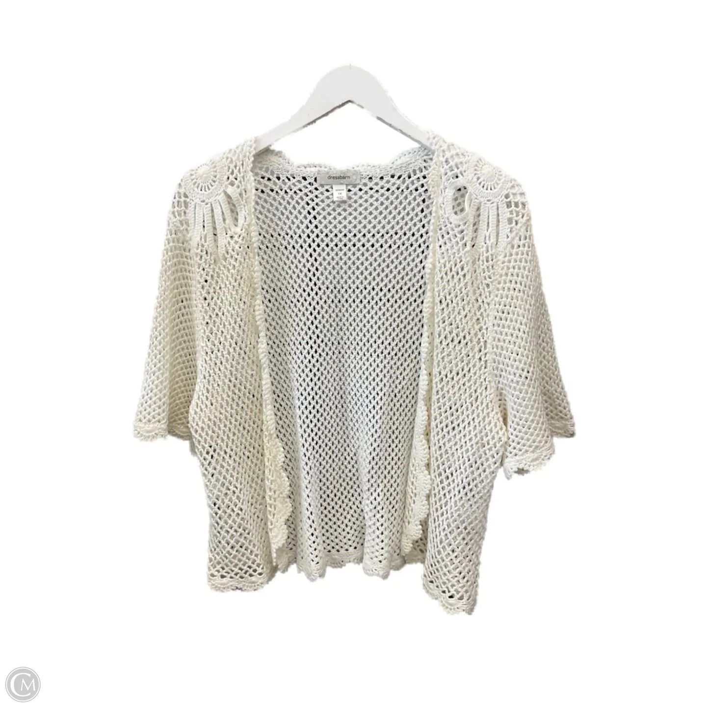 Bolero By Dressbarn In Ivory, Size: 1x