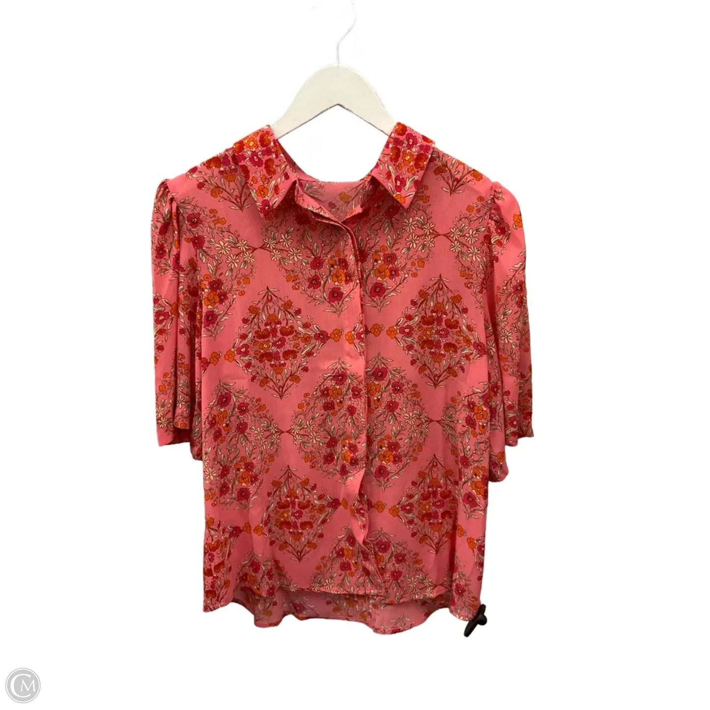 Top Short Sleeve By Clothes Mentor In Pink, Size: M