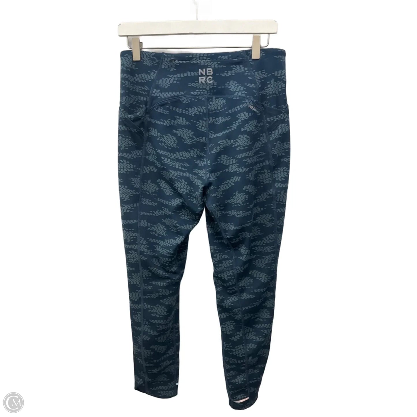 Athletic Leggings By New Balance In Blue, Size: L