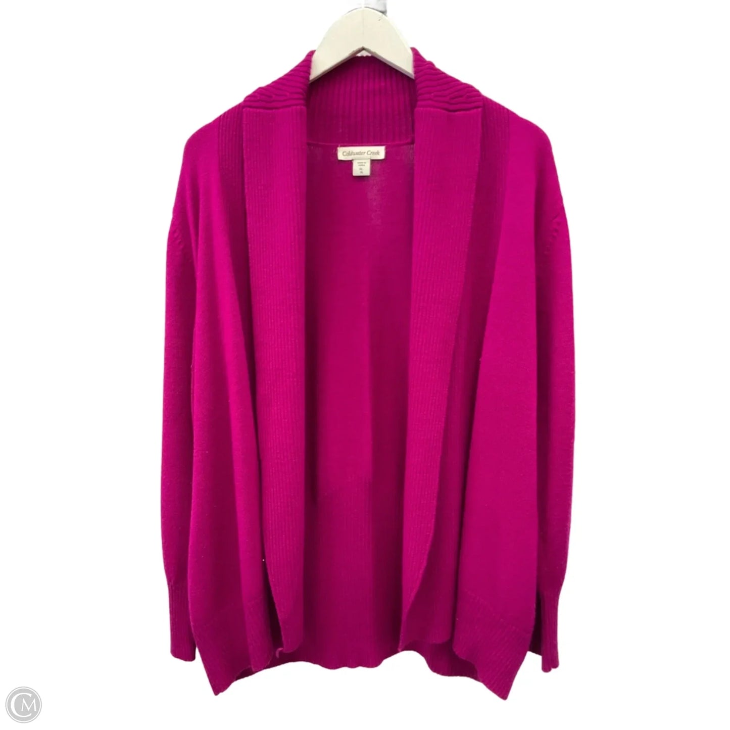 Sweater Cardigan By Coldwater Creek In Pink, Size: Xl