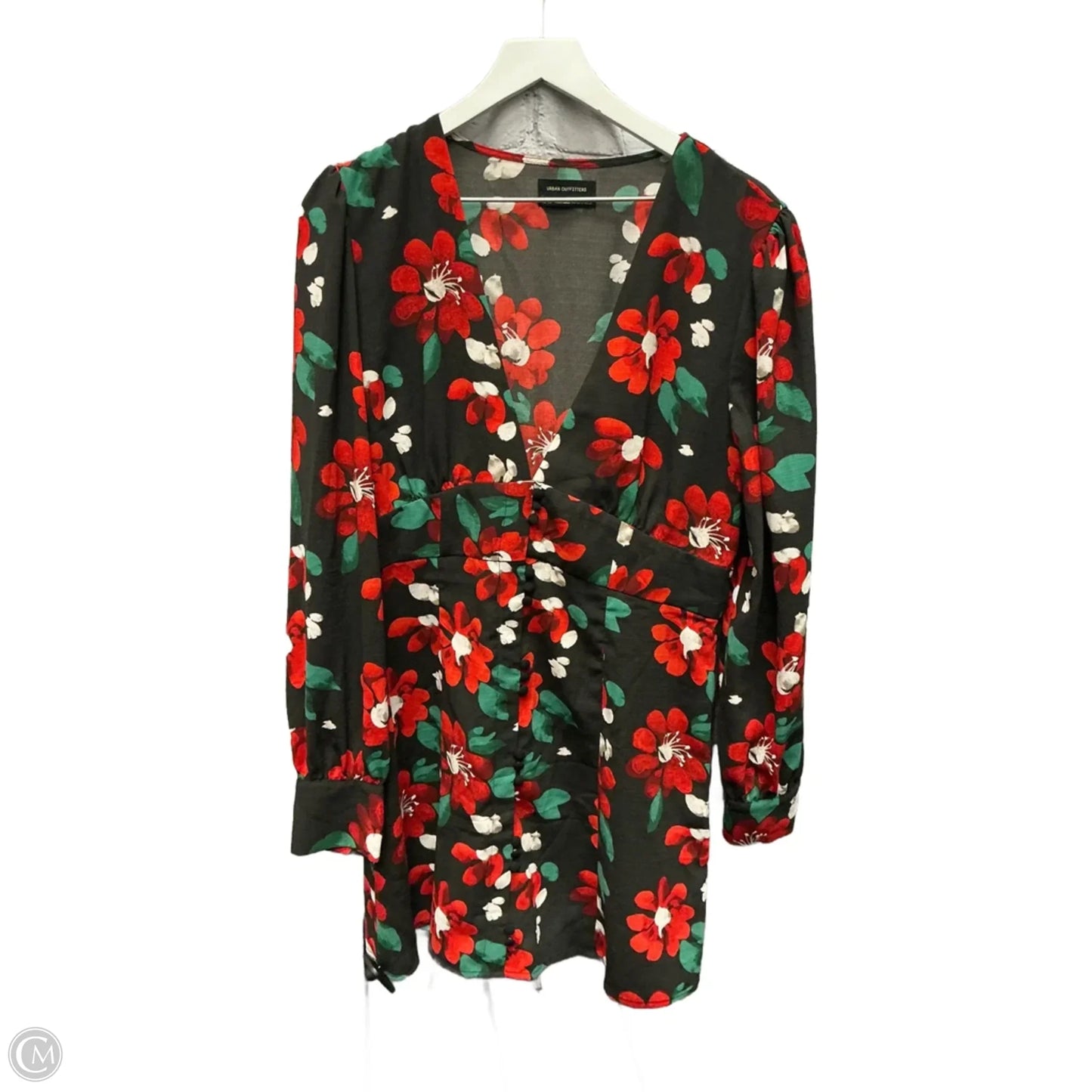 Dress Casual Short By Urban Outfitters In Black & Red, Size: Xl