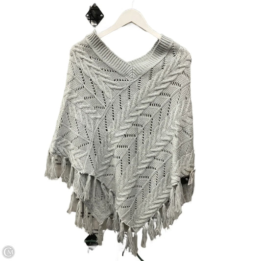 Shawl By Apt 9 In Grey, Size: L