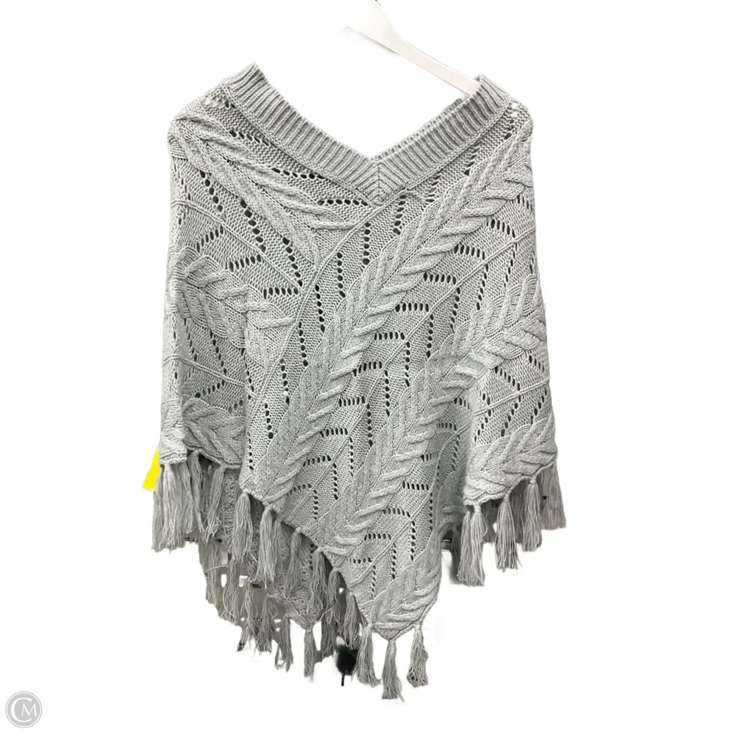 Shawl By Apt 9 In Grey, Size: L