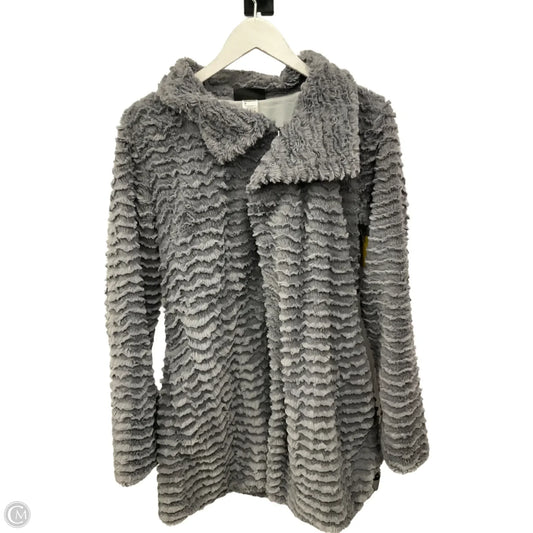 Jacket Faux Fur & Sherpa By Patagonia In Grey, Size: M