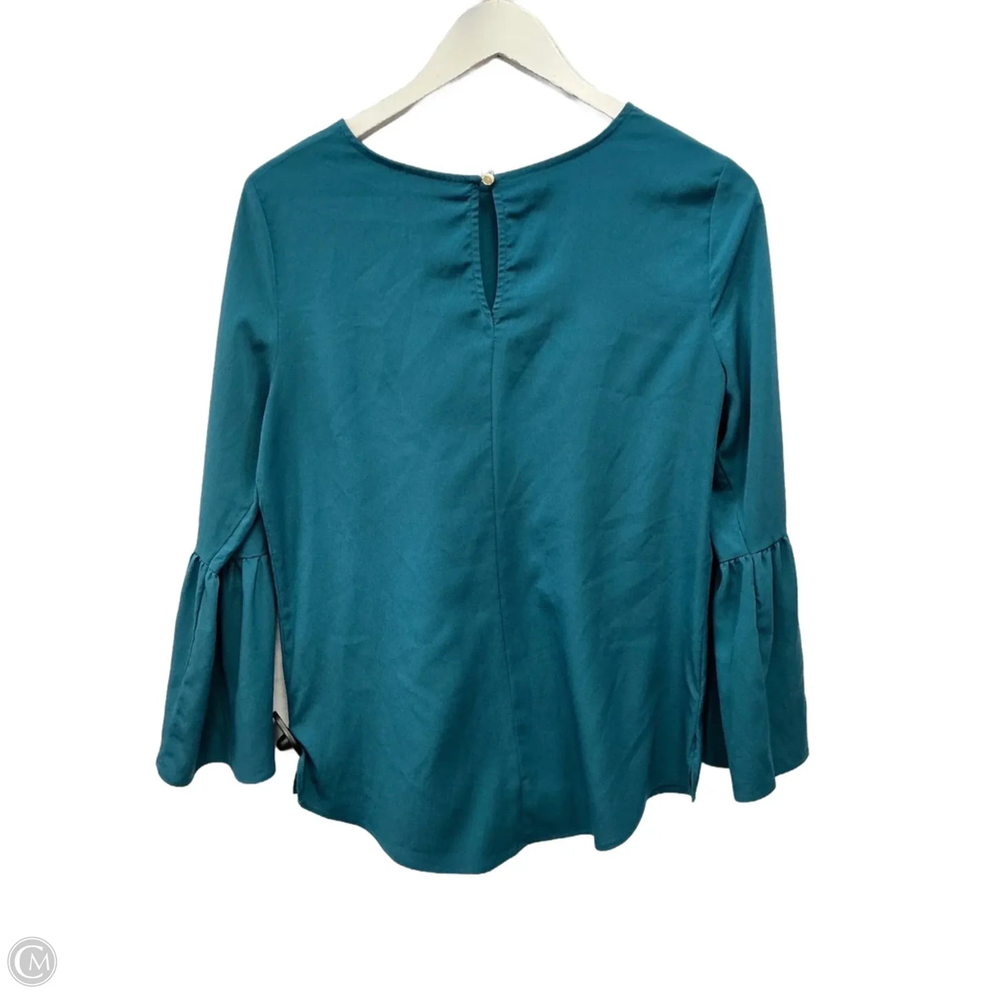 Top Long Sleeve By Apt 9 In Teal, Size: S