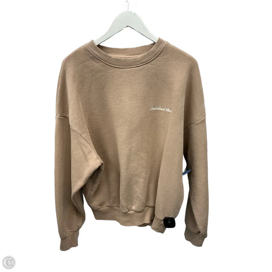 Sweatshirt Collar By Clothes Mentor In Pink, Size: M