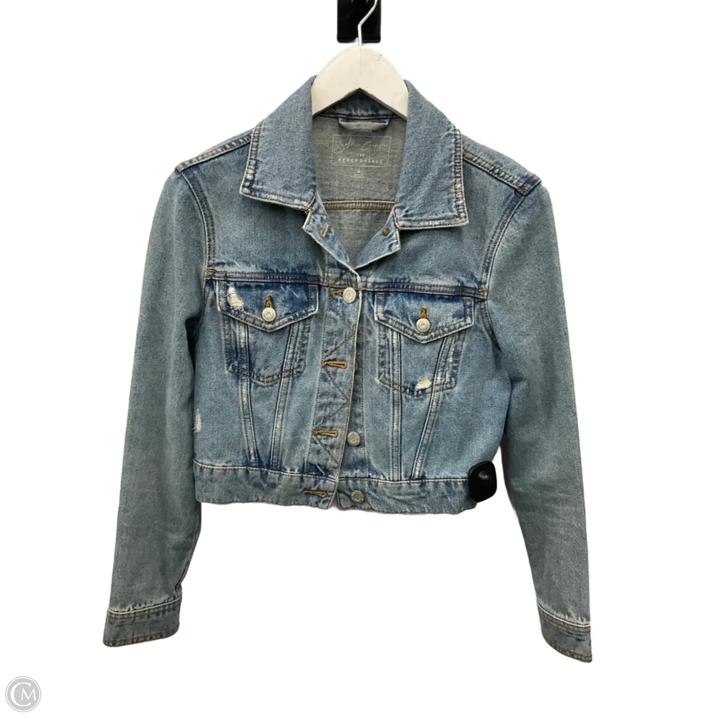 Jacket Denim By Aeropostale In Blue Denim, Size: S