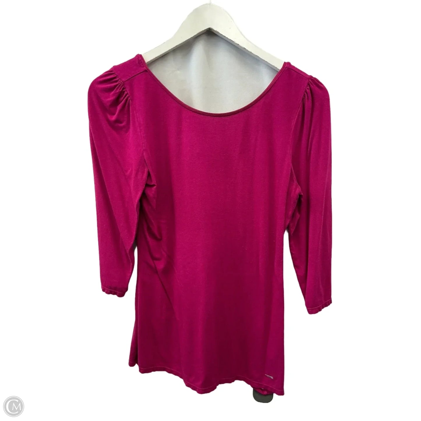 Top Long Sleeve By White House Black Market In Pink, Size: S