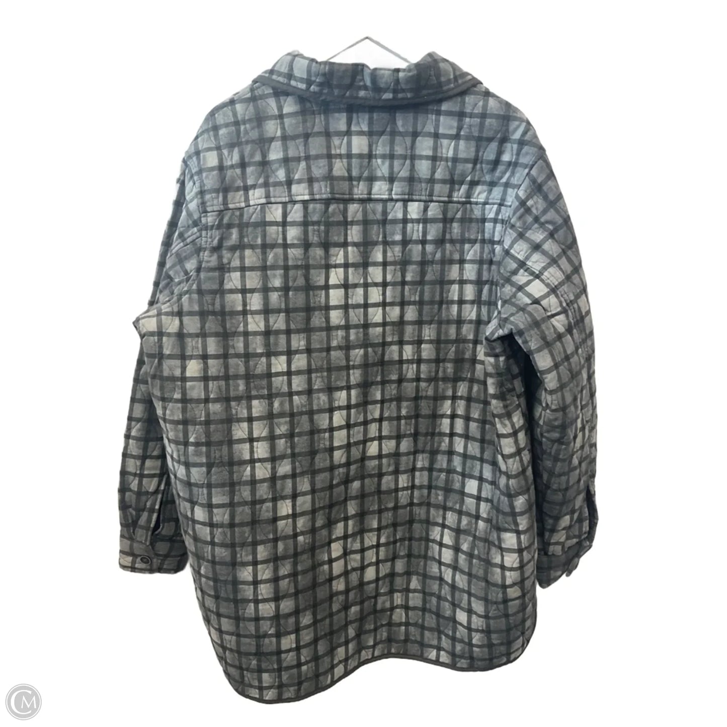 Jacket Other By Time And Tru In Grey, Size: 3x