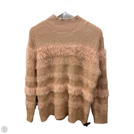 Sweater By Calvin Klein In Pink, Size: L