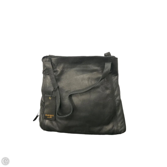 Handbag Leather By Margot, Size: Medium