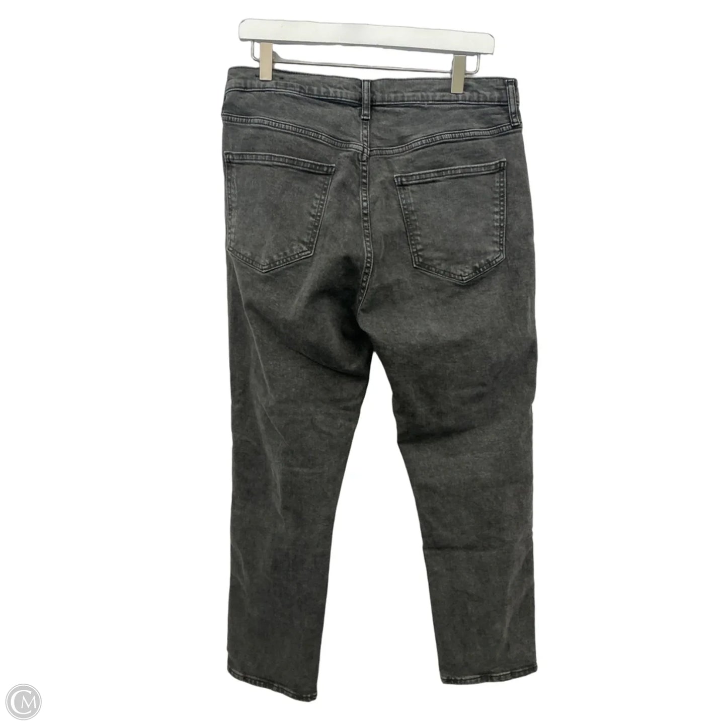 Jeans Straight By Gap In Black, Size: 12
