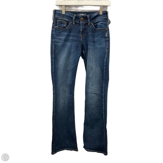 Jeans Flared By Silver In Blue Denim, Size: 2