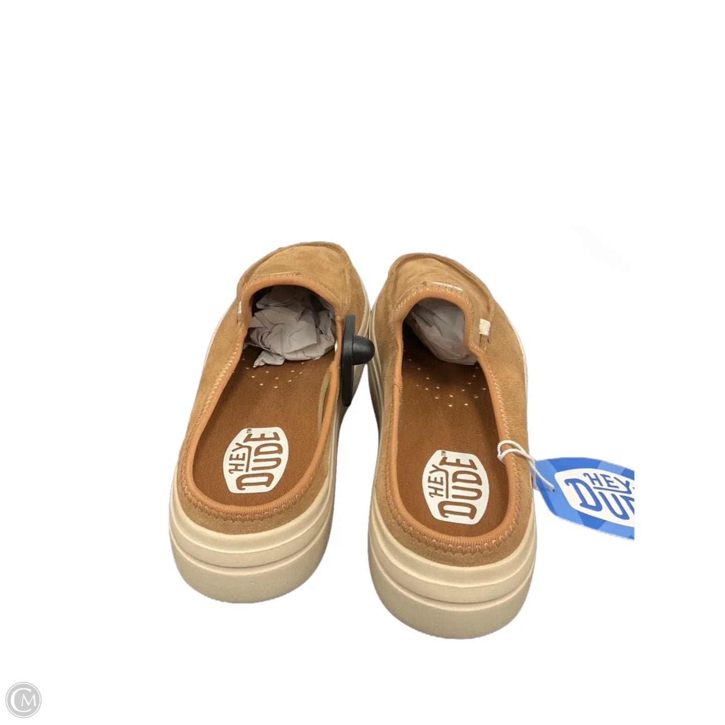 Shoes Flats By Hey Dude In Tan, Size: 8