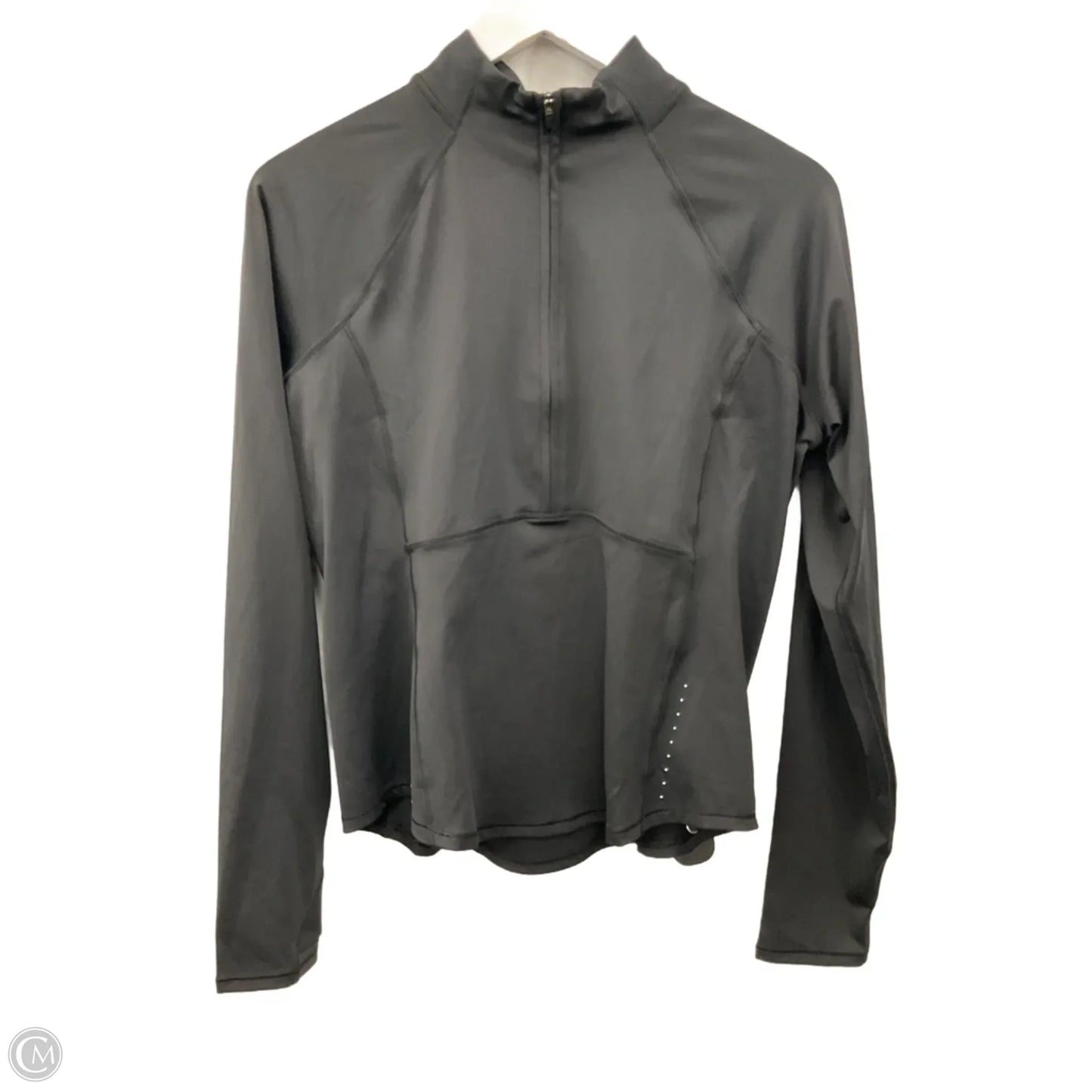 Athletic Top Long Sleeve Collar By Old Navy In Black, Size: L