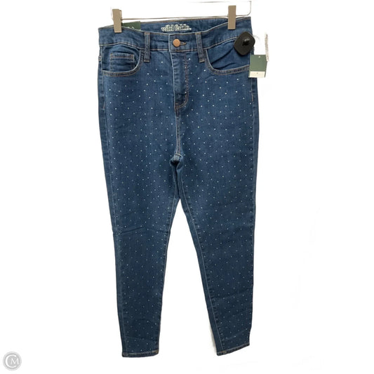 Jeans Straight By Wild Fable In Blue Denim, Size: 4