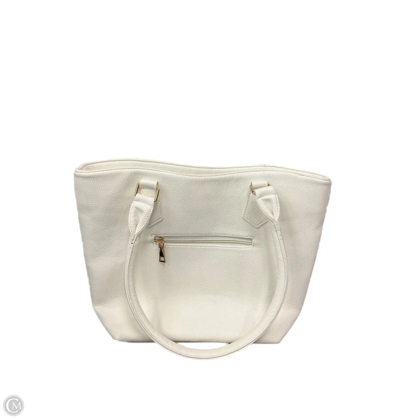 Handbag Leather By Hype, Size: Medium