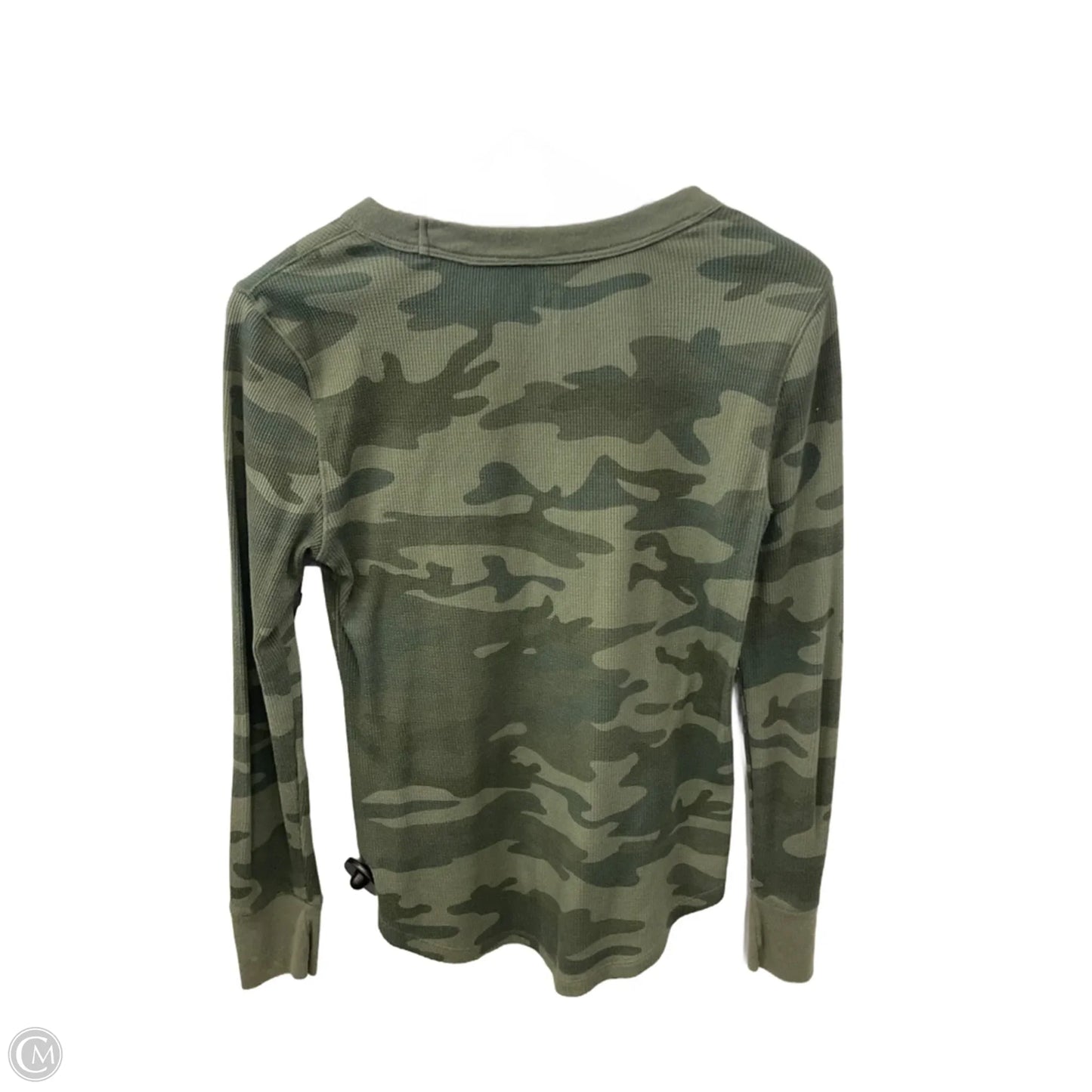 Top Long Sleeve By Gap In Camouflage Print, Size: M